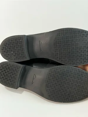 Clarks Trish Diva Black Leather Comfort Loafers Slip On Shoes thumbnail 8