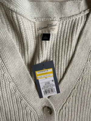 Universal Threads Sweater Vest Cream thumbnail 2