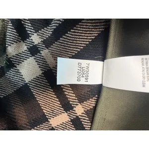 Lucky Brand Women Olive Green Plaid Back Utility Military Jacket Large 7W30591 thumbnail 8