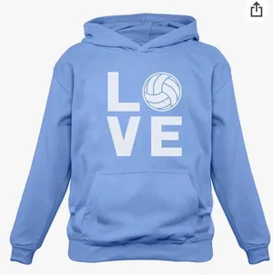 Volleyball Sweatshirt Blue Size M thumbnail 1