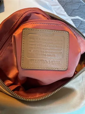 Coach Vintage Tan Brown Leather Shoulder Hobo Bag thumbnail 4