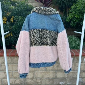 Chic Leopard Denim Jacket thumbnail 2