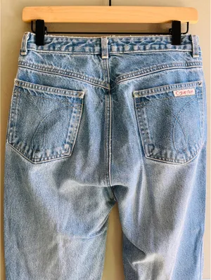 Vintage 90s Calvin Klein High Rise Straight Leg Jeans - Made in USA - Size 8 thumbnail 3