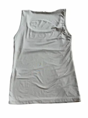 Zara Light Beige Scoop Neck Tank thumbnail 2