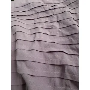Forever 21‎ Lavender V-Neck Pintuck Mini Dress Long Sleeve Ruffle Hem Purple S thumbnail 4