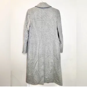 Veronica Beard Nalida Overcoat Grey Size 6 Wool Cashmere Long Cardigan Coat thumbnail 12