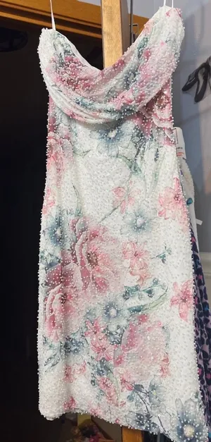 Floral Sequin Dress Multiple thumbnail 1