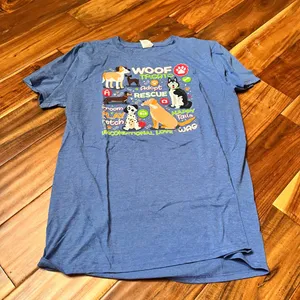 Dog rescue t-shirt. Size medium thumbnail 1