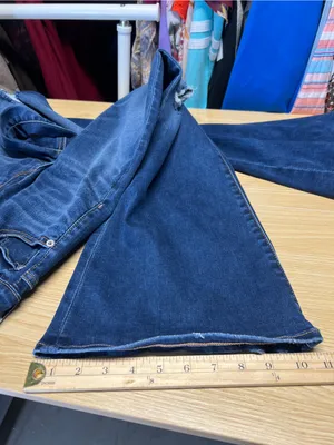 American Eagle Outfitters High-Rise‎ Flare Jeans - Medium Blue thumbnail 15