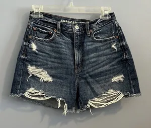 American Eagle High Rise Denim Shorts  thumbnail 1