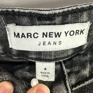 Marc New York Jeans Black Denim‎ Midi Skirt Womens 4 Quiet Luxury Clean Girl thumbnail 2