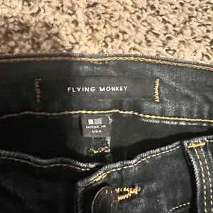 Flying Monkey Dark Wash Skinny Jeans Classic Denim‎ Pants Size 25 thumbnail 2