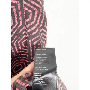 Urban Outfitters Veronica Midi Dress Size XS Ruched Geometric Smocked Back thumbnail 7