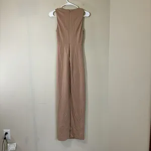 NBD Women's Small Long Dress Beige Nude‎ Cutout Slit Stretch thumbnail 7