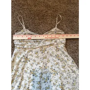KIRIOUS LOS ANGELES blue and white floral‎ spaghetti strap mini dress Size Small thumbnail 5