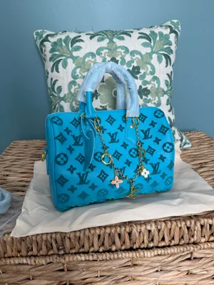 Blue handbag see description thumbnail 4