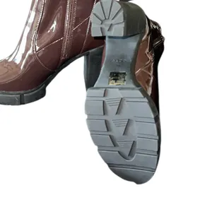 NEW ALDO Llana Women's Platform Heeled Ankle Boots Chocolate Brown thumbnail 7