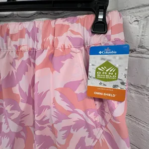 NWT Columbia Skort Women's XL Pink Bogota Bay Tropical Print Omni Shield thumbnail 4