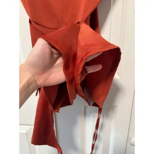 Urban Outfitters Rust Orange Spaghetti Strap mini Jumpsuit XS thumbnail 5