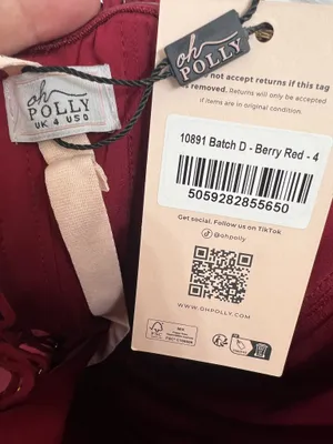 NWT Oh Polly Juliet Bandeau Ruffled Tiered Corset Mini Dress Berry Red Size 0 thumbnail 6