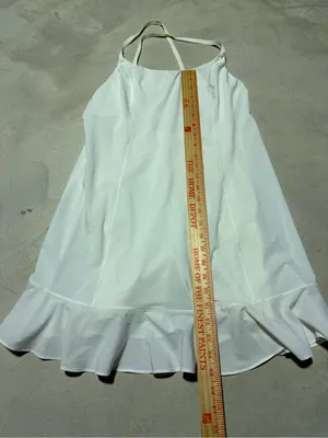 Aerie offline White Ruffle-Hem tennis Dress built in shorts medium thumbnail 2