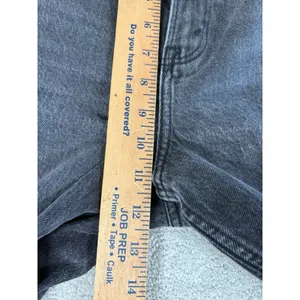 abercrombie 90s‎ striaght high rise curve love 28/6s black washed jeans thumbnail 4