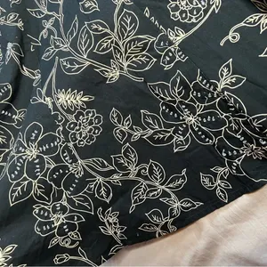 Ann Taylor LOFT Black Floral Sequins A-Line Skirt Size 4 Knee Length thumbnail 11