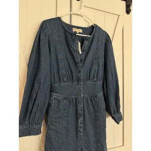 NEW $128‎ MSRP Madewell Straight Leg Denim Jumpsuit Utility Artsy Coveralls Sz 2 thumbnail 6