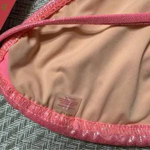 Doll Pink Cosmic Shimmer Triangle Swimwear Top Size Large‎ thumbnail 5