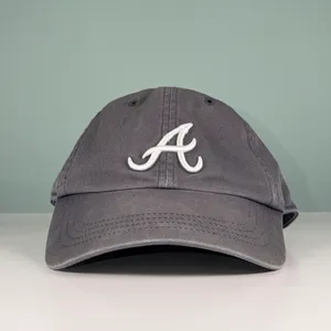 The Franchise Vintage Y2K Atlanta Braves Fitted Baseball Cap Size Small thumbnail 2
