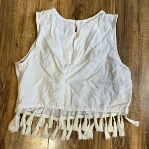 Do + be‎ white tassle top small thumbnail 2