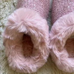 NWT Lauren Conrad Pink Sequin Slippers thumbnail 5