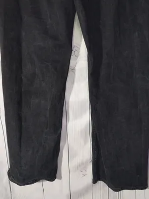 Abercrombie Washed Black 90's Relaxed Fit High-Rise Minimalist Jeans thumbnail 9