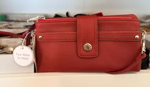 Relic Tomato Red Women's Bag / Checkbook with long & short strap thumbnail 1