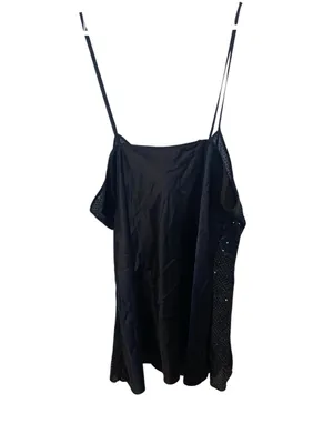 Vintage Night Magic plus size Sequin Cami Slip Top mini chemise lingerie thumbnail 5