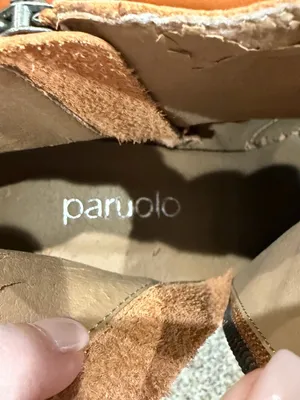 Paruolo Women’s Leather Ankle Boots Sz 39 Brown Lug Sole Block Heel Zip Booties thumbnail 11