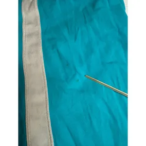 Lululemon Halter Top Tank Athletic Teal Blue White Built In Bra‎ Size 8 no pad thumbnail 3