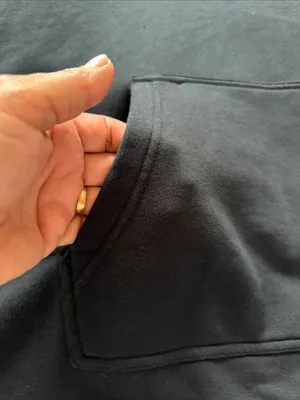 Nike pullover hoodie tonal debossed or embossed Nike swoosh logo Size L thumbnail 2