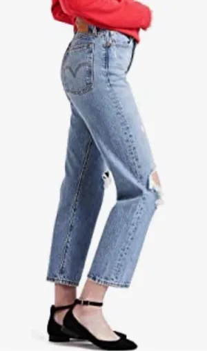 NWT LEVI’S Premium Women’s Wedgie Icon Fit Jeans In Authentically Yours Size 24 thumbnail 2
