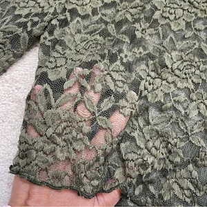 Urban Outfitters Danica Lace Sheer Long Sleeve Top NWT thumbnail 4