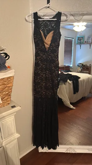 B Darlin Black lace dress thumbnail 2