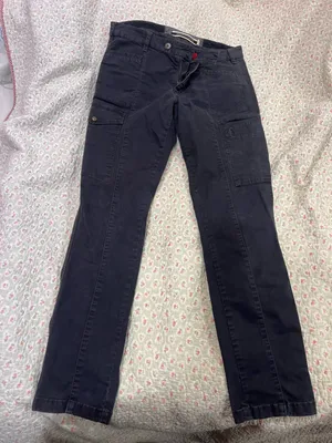 Deep Navy Straight Leg Pants Blue Size 28 thumbnail 1