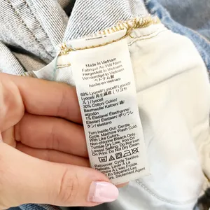 J. Crew '96 High Rise Flare Jeans Denim Blue Wash 30 / 10 thumbnail 6