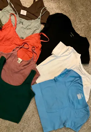Tanks/crop top lot thumbnail 4