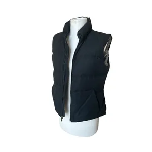 Vintage Y2K Eddie Bauer Down Navy Blue Puffer Vest Women's sz M Cozy Gorpcore thumbnail 7