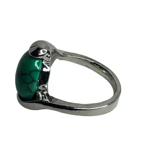 Turquoise Circle Ring thumbnail 4