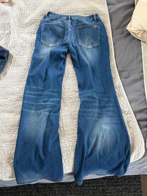 Halara flex low rise flare wash casual jeans thumbnail 2