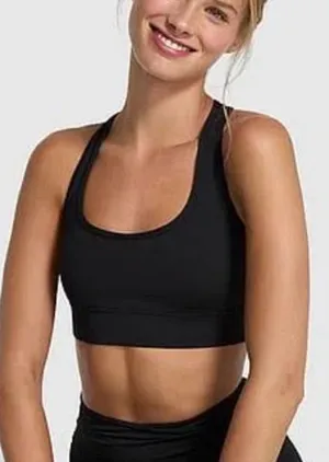OFFLINE by Aerie Black High-Neck Racerback Sports Bra XS EUC thumbnail 1