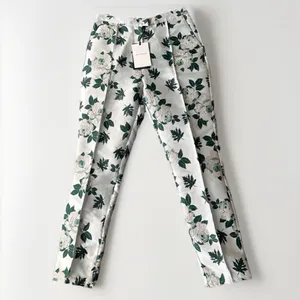 Anthropologie En Saison Floral Jacquard straight Trousers Sz S Women’s Pants NWT thumbnail 3