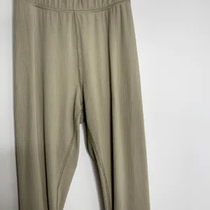 Alo Ribbed High Waist 7/8 Blissful Legging Womens Gravel Size XXS thumbnail 5